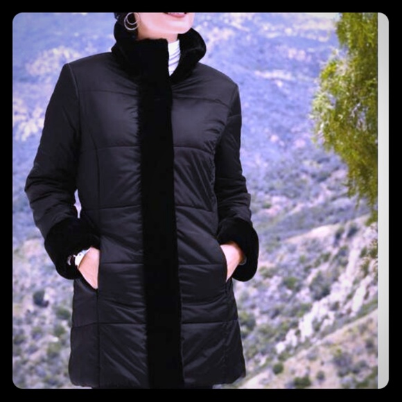 Tally Ho Jackets & Blazers - Puffer Coat w/faux fur